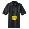 Heavyweight Cotton Pique Polo with Pocket Thumbnail