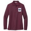 Women's Silk Touch Long Sleeve Polo Thumbnail