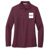 Women's Silk Touch Long Sleeve Polo Thumbnail