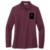 Women's Silk Touch Long Sleeve Polo Thumbnail