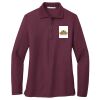 Women's Silk Touch Long Sleeve Polo Thumbnail